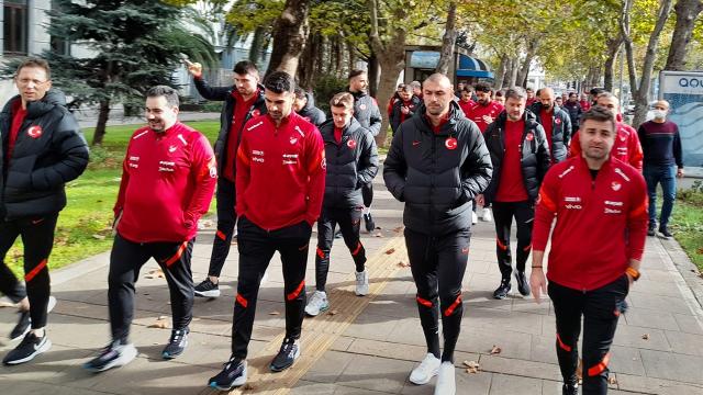 A Milli Takım Podgoritsada şehir turu attı