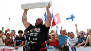 Dünyanın en güçlü adamları Antalya'da yarışıyor