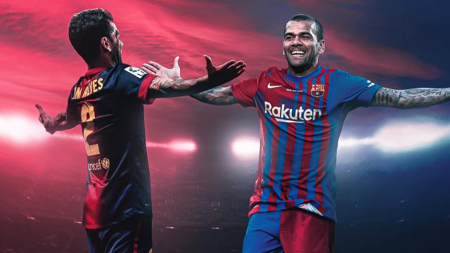 Dani Alves Barcelonaya geri döndü