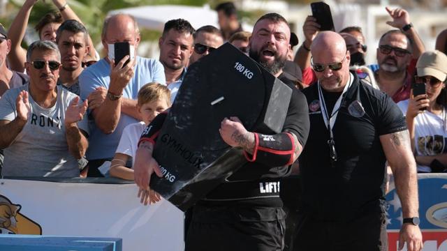 "Dünyanın en güçlü sporcuları" Alanyada