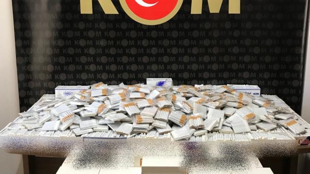 Malatyada kaçak 46 bin 640 makaron ele geçirildi