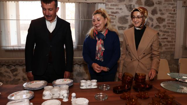 Muğlalı Bircan Bükümün yangında kaybettiği çeyizi Ankarada yeniden hazırlandı