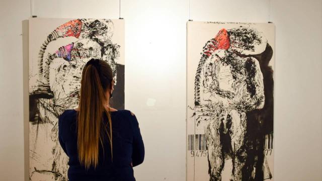 Ressam Rifaae Ahmedin sergisi sanatseverlerle buluştu