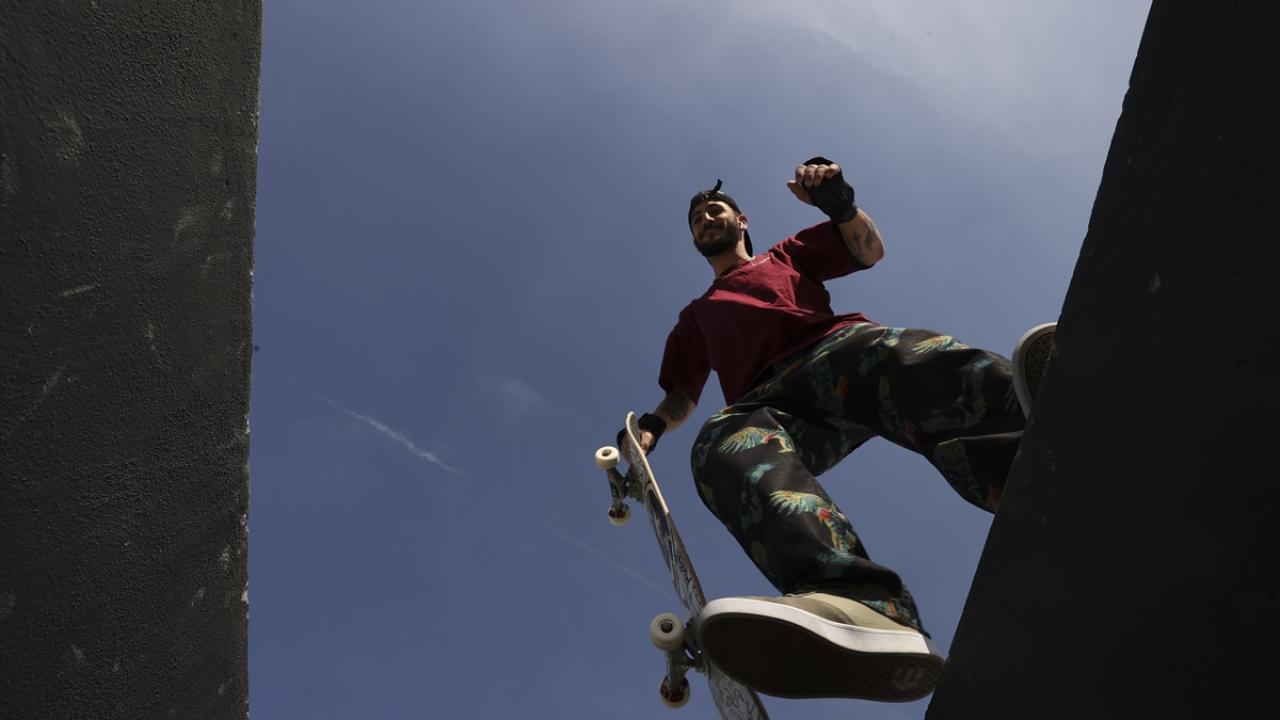 "Ankara`da daha önce bu büyüklükte bir kaykay pisti görmemiştim"