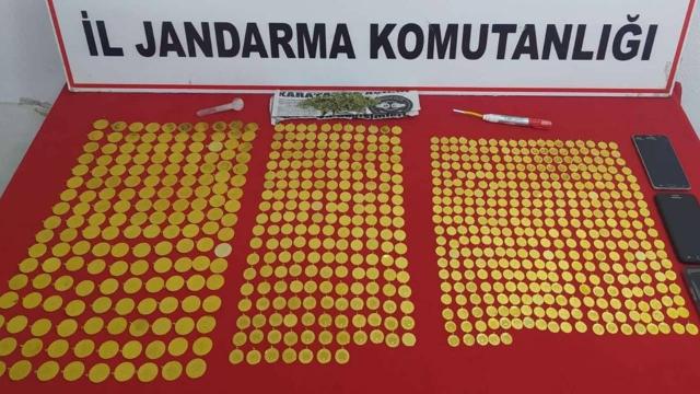 Gaziantepte sahte altın satmaya çalışan zanlılar yakalandı