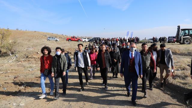 FÜde 23 bin fidan toprakla buluşturuldu