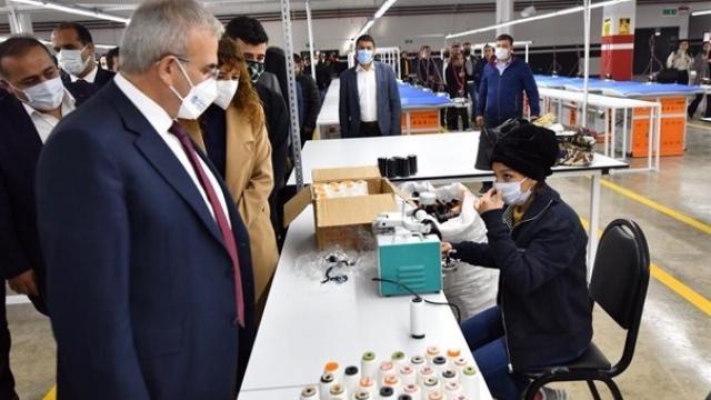 Diyarbakırda 600 kişinin istihdam edileceği tekstil fabrikasının açılışı yapıldı