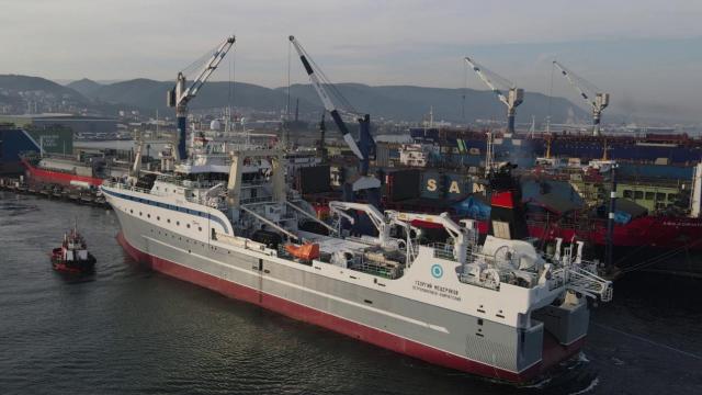 Rusyanın balıkçı gemisi Yalovadan