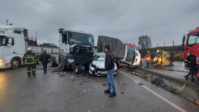Kocaelide zincirleme kaza