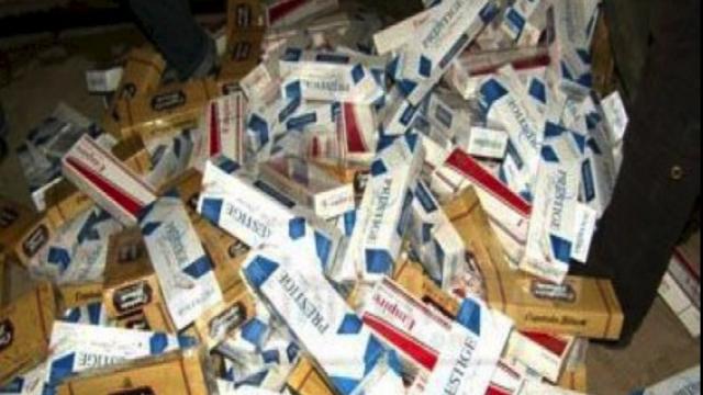 Gümrük kaçağı 47 bin 860 paket sigara ele geçirildi