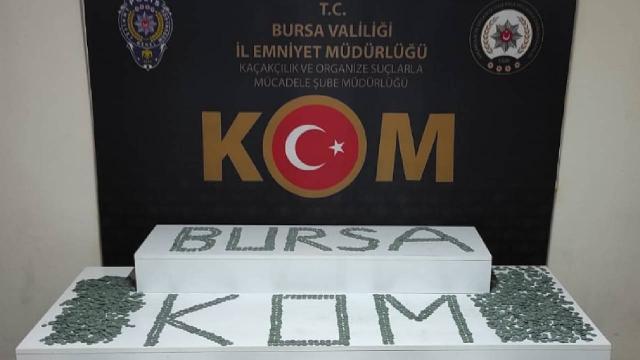 Bursada 3 bin sikke ele geçirildi