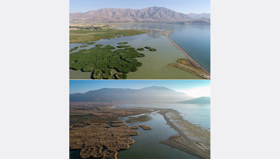 "Göldeki çekilme belli dönemlerde üst düzeyde gerçekleşiyor"