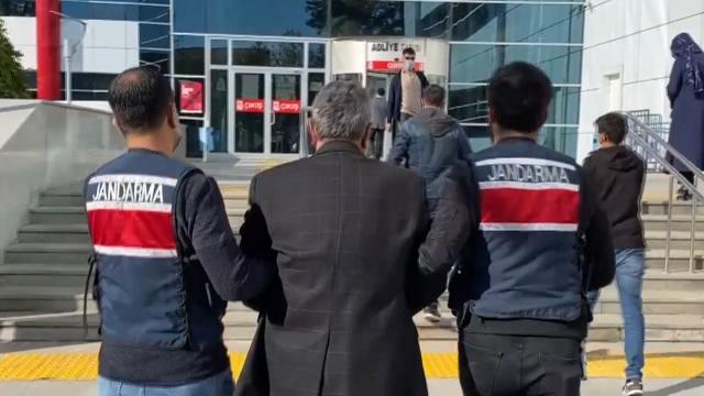 Yunanistana kaçarken yakalanan zanlı tutuklandı