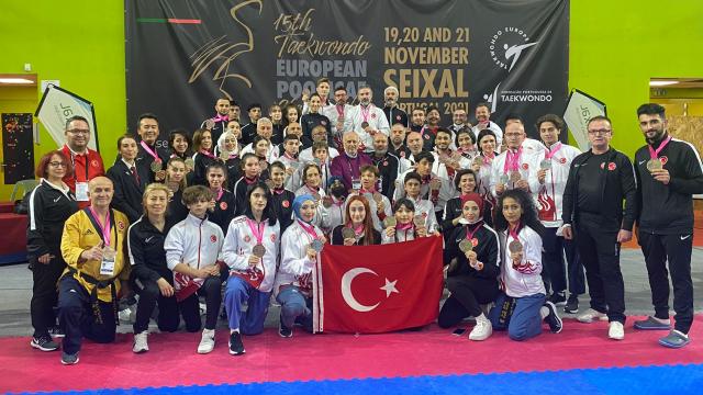 Avrupa Tekvando Poomsae Şampiyonasında Türkiye üçüncü oldu