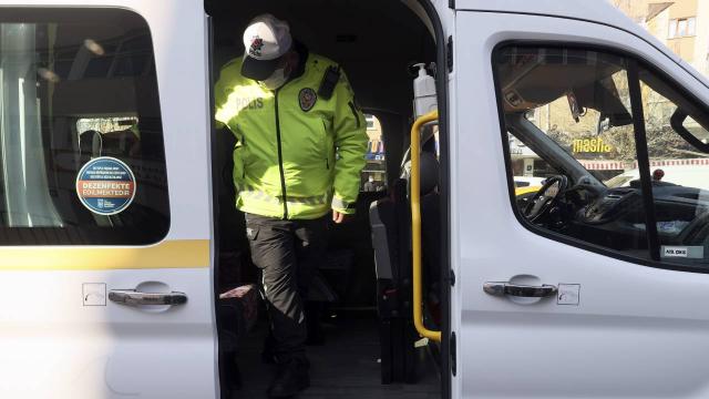 Ankarada servis araçları ile iş yerlerinde denetim