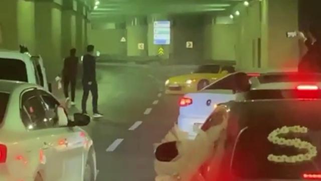 Drift yapan araç trafikten men edildi