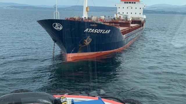 Çanakkale Boğazında gemi arızası