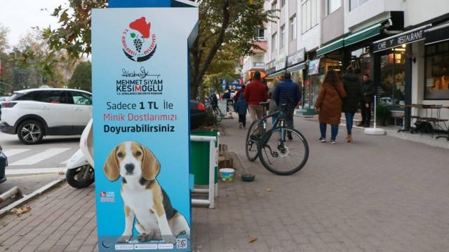 Kırklarelinde sokak hayvanları için Mamamatik uygulaması başladı