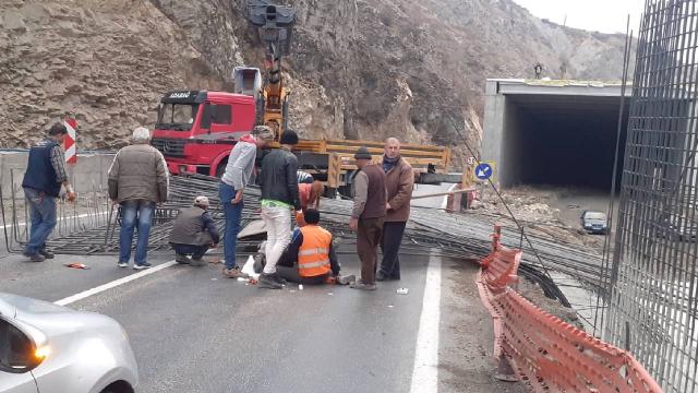 Malatyada tünel inşaatında iş kazası: 3 yaralı