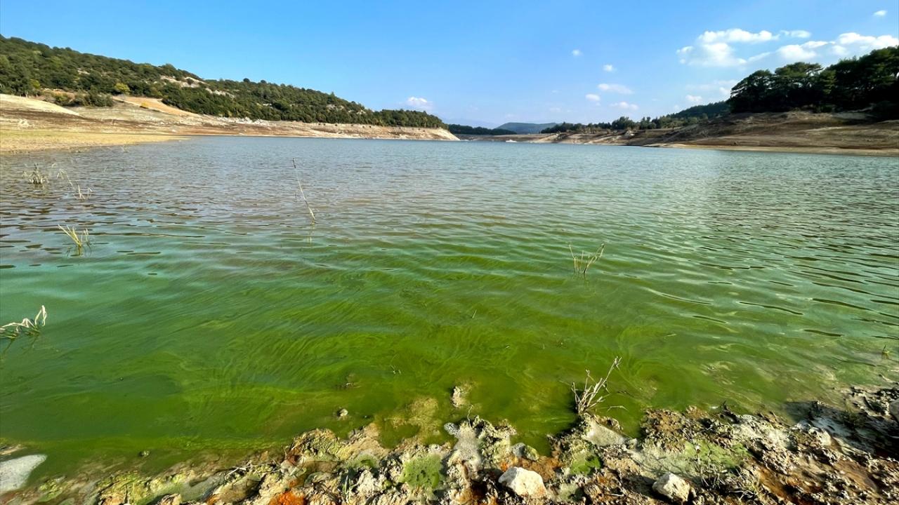 Su çekilmeleri drone görüntülerine yansıdı