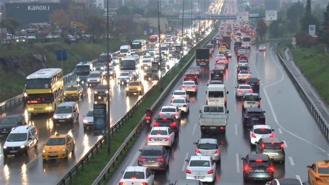 İstanbulda trafik yoğunluğu