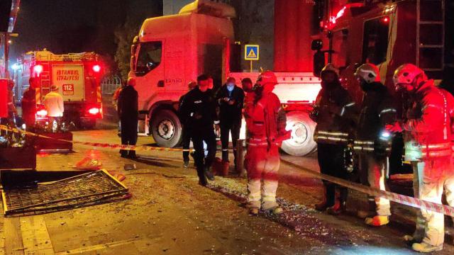 Ataşehirde doğalgaz patlaması: 1 yaralı