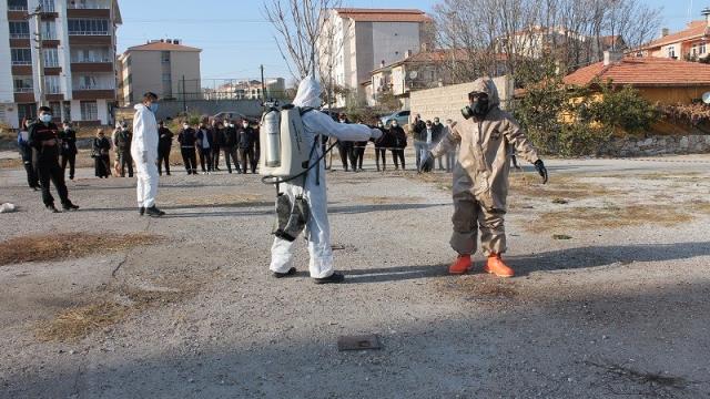 Kırşehirde şüpheli posta ve KBRN tatbikatı yapıldı