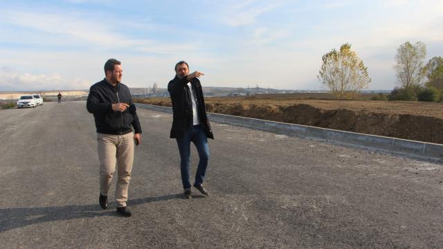 Pınarhisarda çevre yolunun bir kısmı trafiğe açıldı