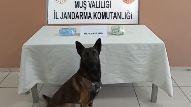 Muşta 1 kilo 140 gram sentetik uyuşturucu ele geçirildi