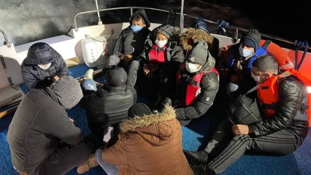 Bodrum açıklarında 37 düzensiz göçmen kurtarıldı