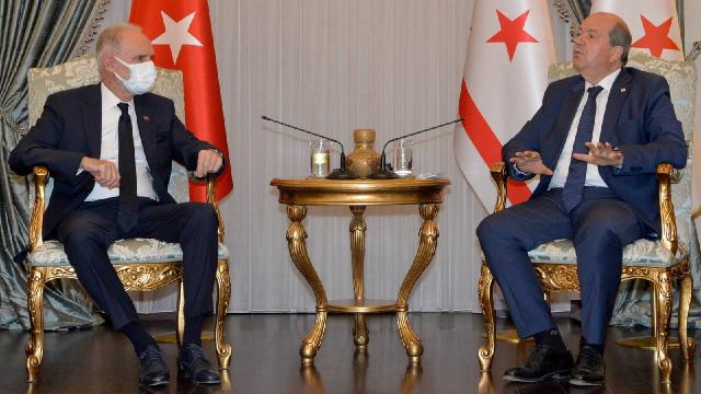 KKTC Cumhurbaşkanı Tatar, İTO Başkanı Avdagiçi kabul etti