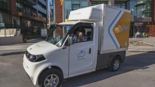 PTT'nin "elektrikli dağıtım araçları" Ankara'da hizmet vermeye başladı