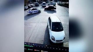 Drift yaparken polis ekipleriyle burun buruna geldi