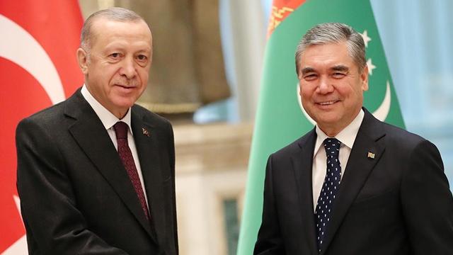 Cumhurbaşkanı Erdoğan Türkmenistanda