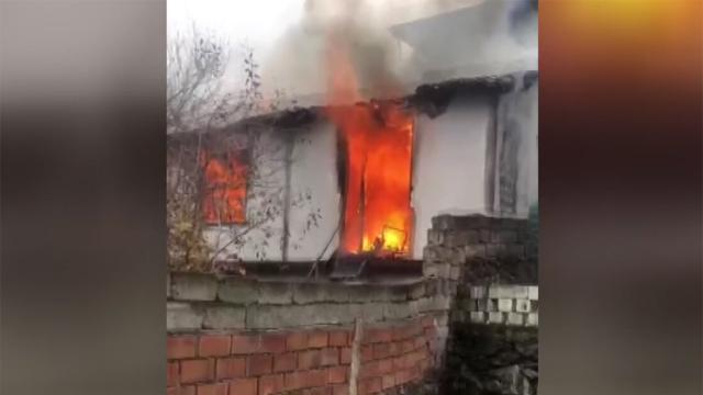 Amasyada yangın: Tek katlı ev kül oldu