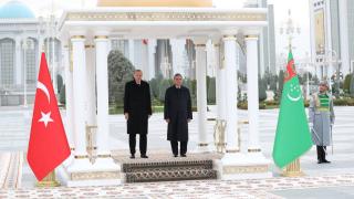 Cumhurbaşkanı Erdoğan Türkmenistan'da