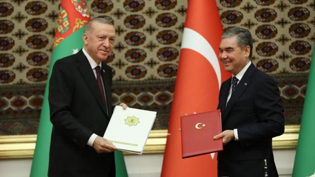 Türkiye ile Türkmenistan arasında 8 anlaşma ile ortak bildiri imzalandı