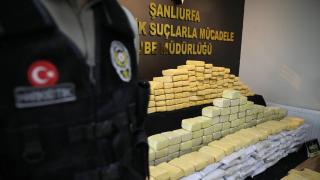 Şanlıurfa'da 217 kilogram eroin ele geçirildi