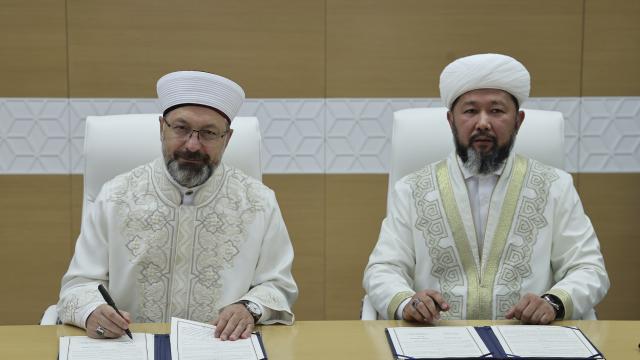 Diyanet ile Kazakistan Müslümanları İdaresi arasında iş birliği imzalandı