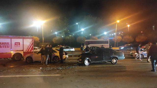 Kartaldaki trafik kazasında 1i ağır 2 kişi yaralandı