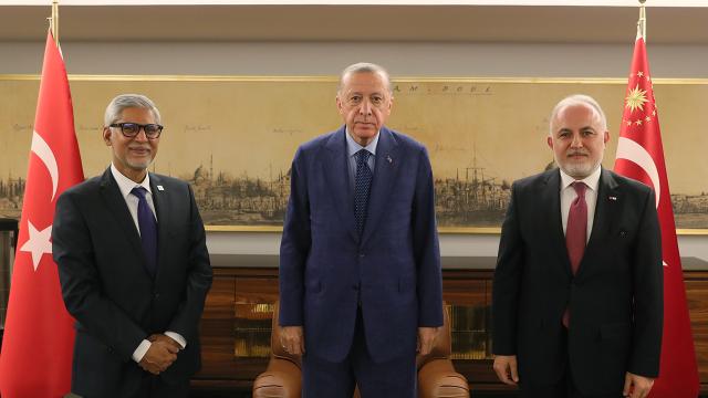 Cumhurbaşkanı Erdoğanın kabulü
