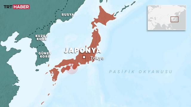 Japonyada 5,4 büyüklüğünde deprem