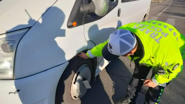 Bingölde zorunlu kış lastiği denetimi yapıldı