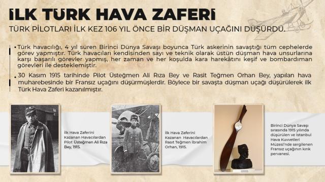 MSB tarihteki ilk Türk hava zaferini kutladı