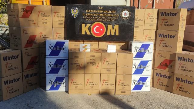 Gaziantepte 690 bin kaçak uyuşturucu madde ele geçirildi