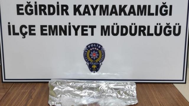 Eğirdirde durdurulan araçta uyuşturucu ele geçirildi