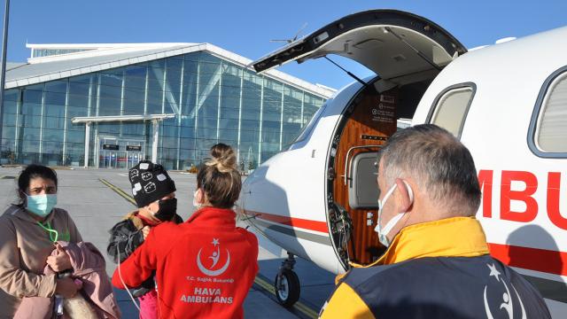 Ambulans uçak, 2 yaşındaki çocuk için havalandı