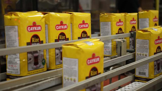 ÇAYKUR çayı Ukraynada 650 noktada satışa sunuldu