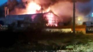 Kocaeli'de fabrika yangını