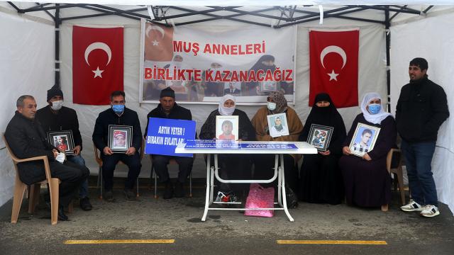 Muşta evlat nöbeti tutan aile sayısı 23e yükseldi